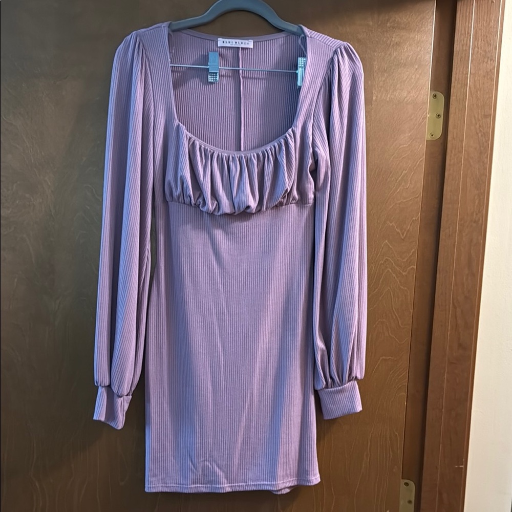 Blue Blush Lavender Mini Dress